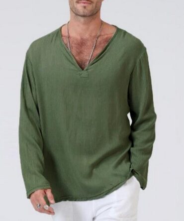 New Cotton And Linen Ethnic Style T-shirt
