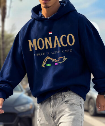 Unisex Oversized Surfing Place Name College Style Logo Print Casual Hoodie