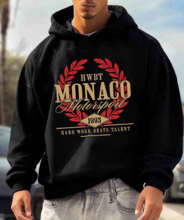 Unisex Oversized Surfing Place Name College Style Logo Print Casual Hoodie